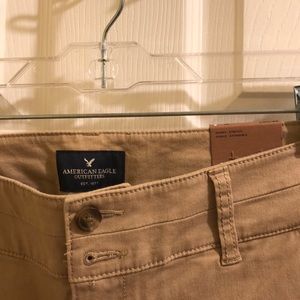 Low rise skinny stretch Khakis